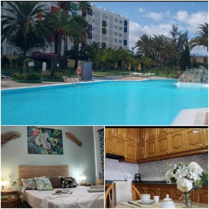 Agaete Park Tropical Style Apartment Playa del Ingles  Luaran gambar
